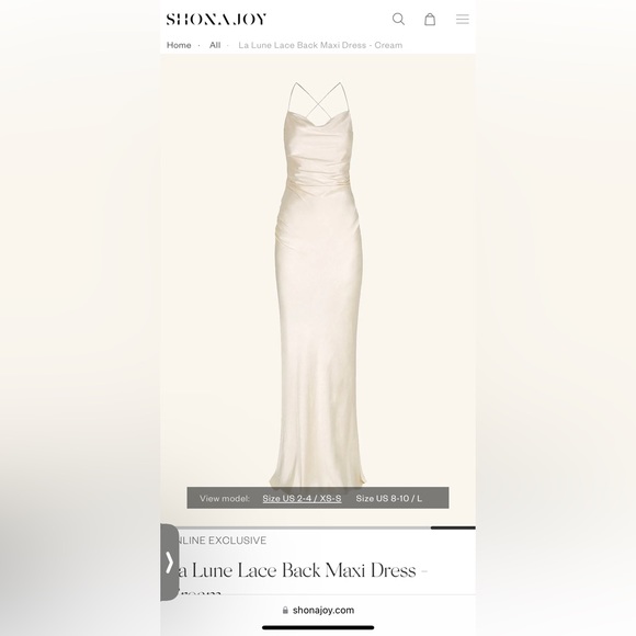 knee length dresses for ladies La Lune High Neck Maxi Dress | Cream | Dresses